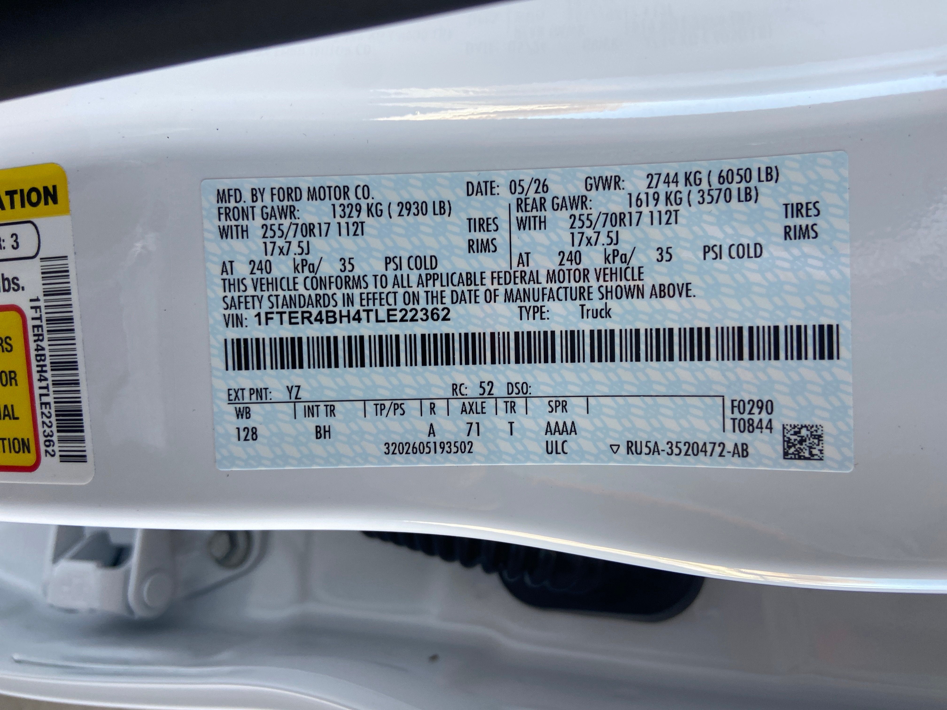 2026 Ford Ranger XL