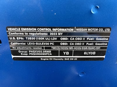 2023 Nissan Sentra SR