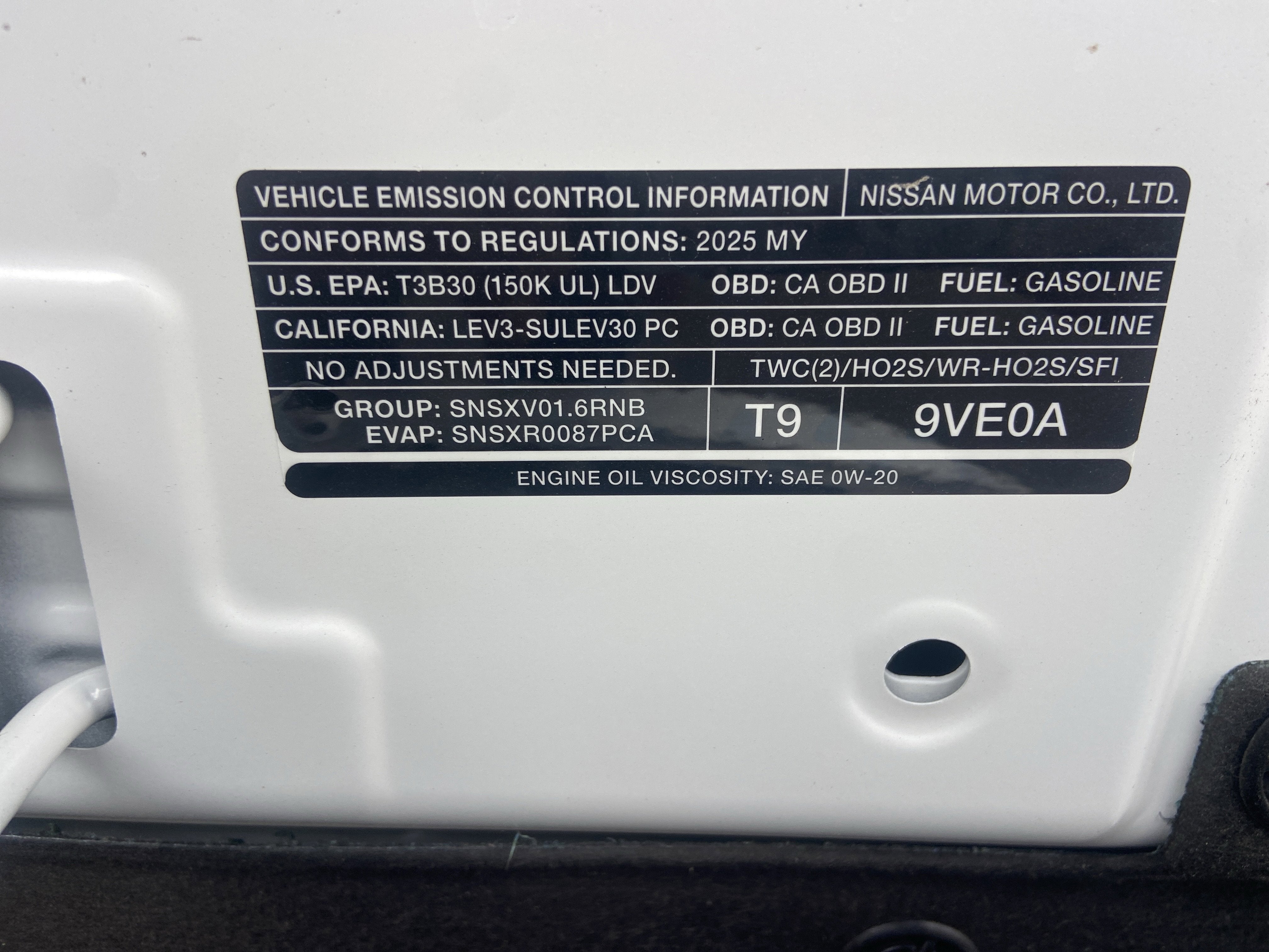 2025 Nissan Versa SR